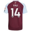 Maglia ufficiale Aston Villa Pau 14 Casa 2024-25 per Uomo